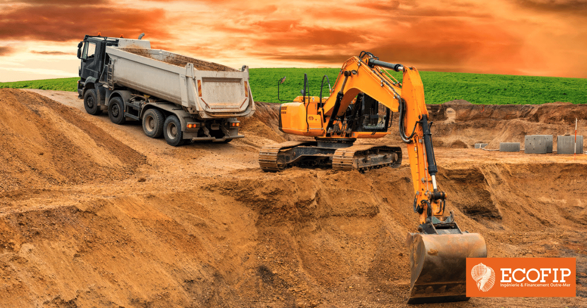 Achat de matériel ou véhicule de Travaux Publics - Financement en défiscalisation - ECOFIP Nouvelle Calédonie