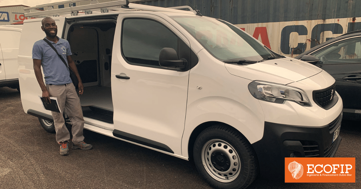 L’entreprise DORANTELEC s’équipe de son nouveau fourgon adapté, avec l’aide de la défiscalisation Girardin et ECOFIP Guyane.