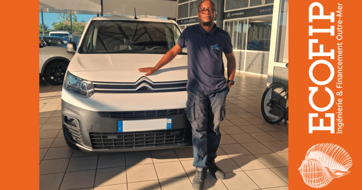 Un véhicule utilitaire neuf pour cet artisan électricien – ECOFIP défiscalisation Guyane