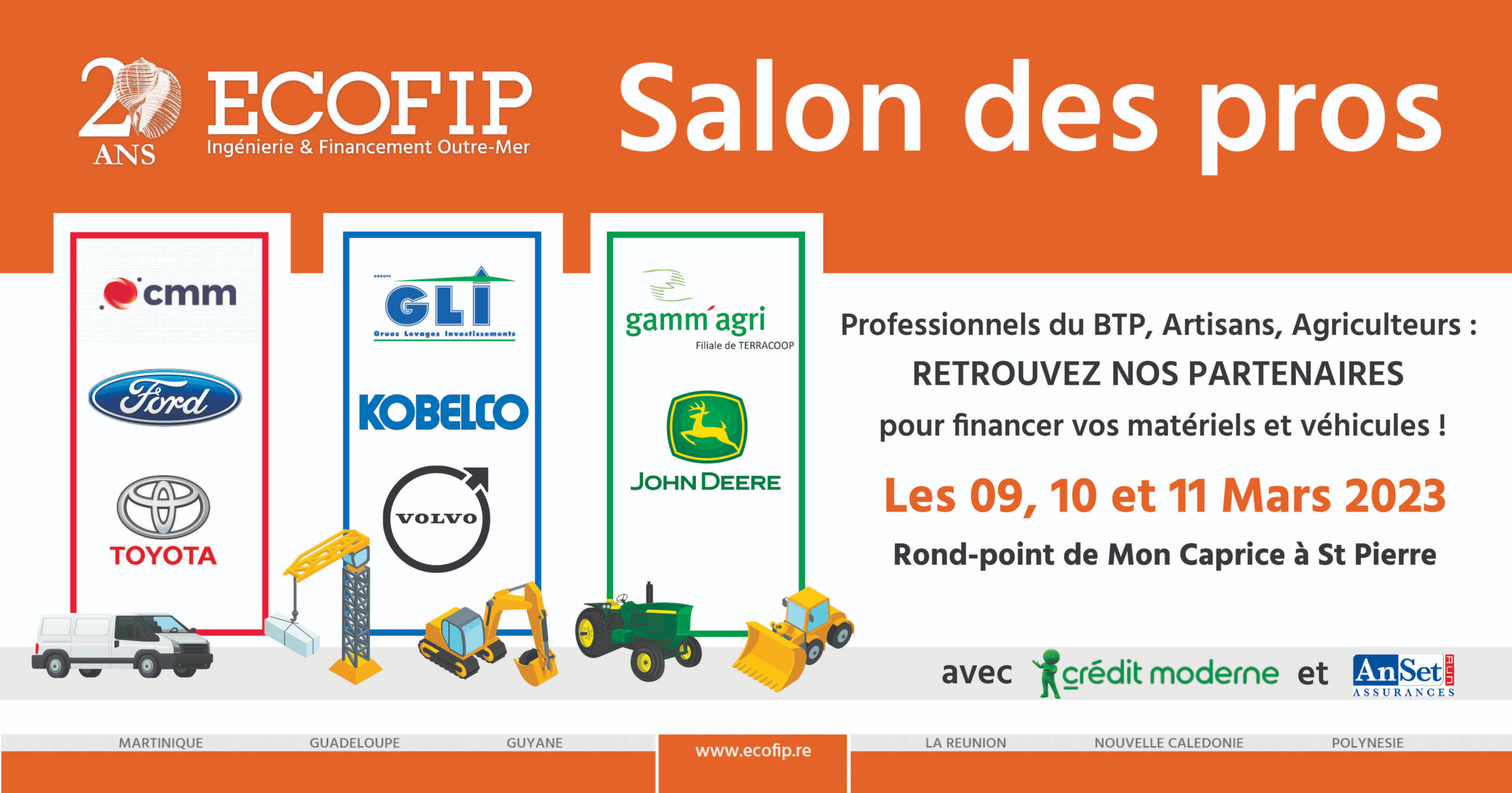 Professionnels, ne manquez pas le SALON DES PROS, avec ECOFIP Réunion.