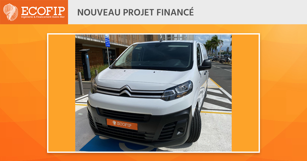 Entreprise du second œuvre en construction : Un fourgon neuf financé avec la défiscalisation - ECOFIP Nouvelle Calédonie.