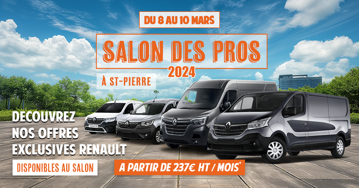 À l'occasion du Salon des Pros ECOFIP : Découvrez nos offres exclusives Renault !