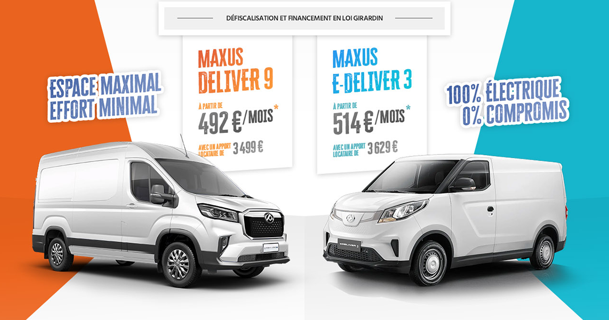 C’est la Rentrée : Offres Maxus en Défiscalisation à Saisir ! 🔥