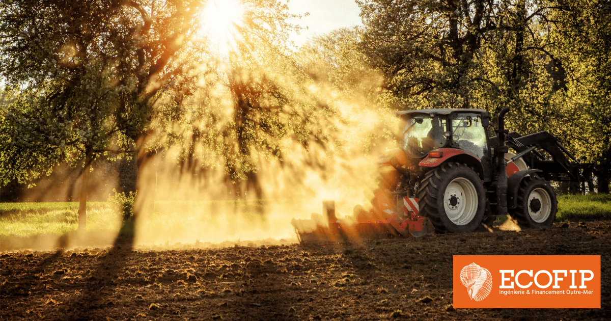 Exploitant agricole, achetez votre équipement à taux privilégié avec Ecofip 972 !