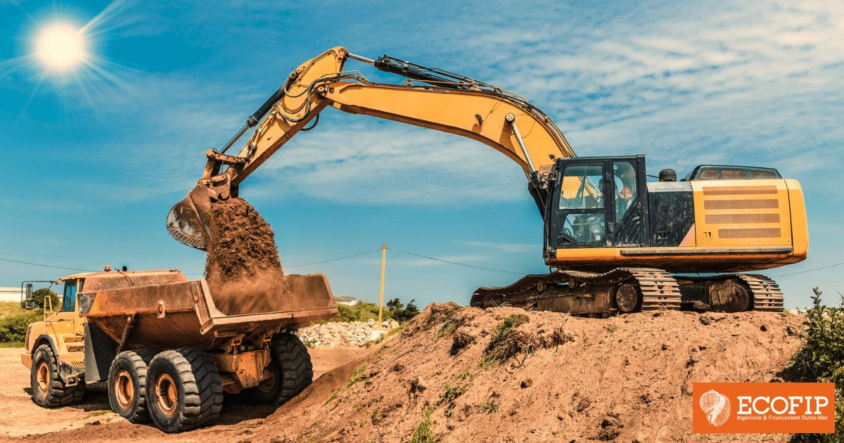 Exploitant du BTP, achetez votre équipement à taux privilégié avec Ecofip Martinique !