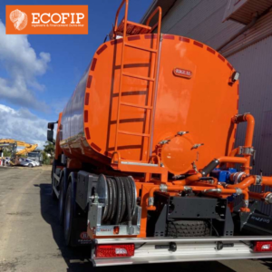 Achat d’un camion arroseur par entreprise Calédonienne. Financement privilégié grâce à ECOFIP NC.