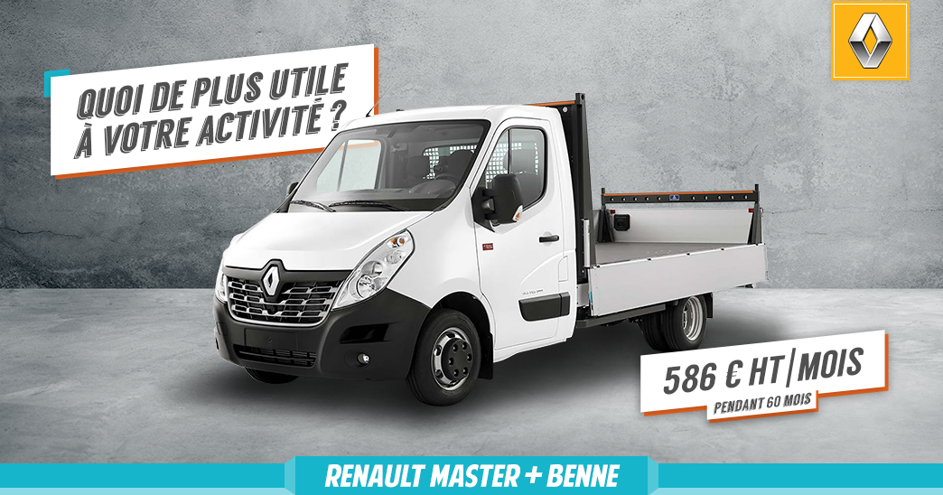 Offre exceptionnelle en défiscalisation : Renault et sa benne à prix malin