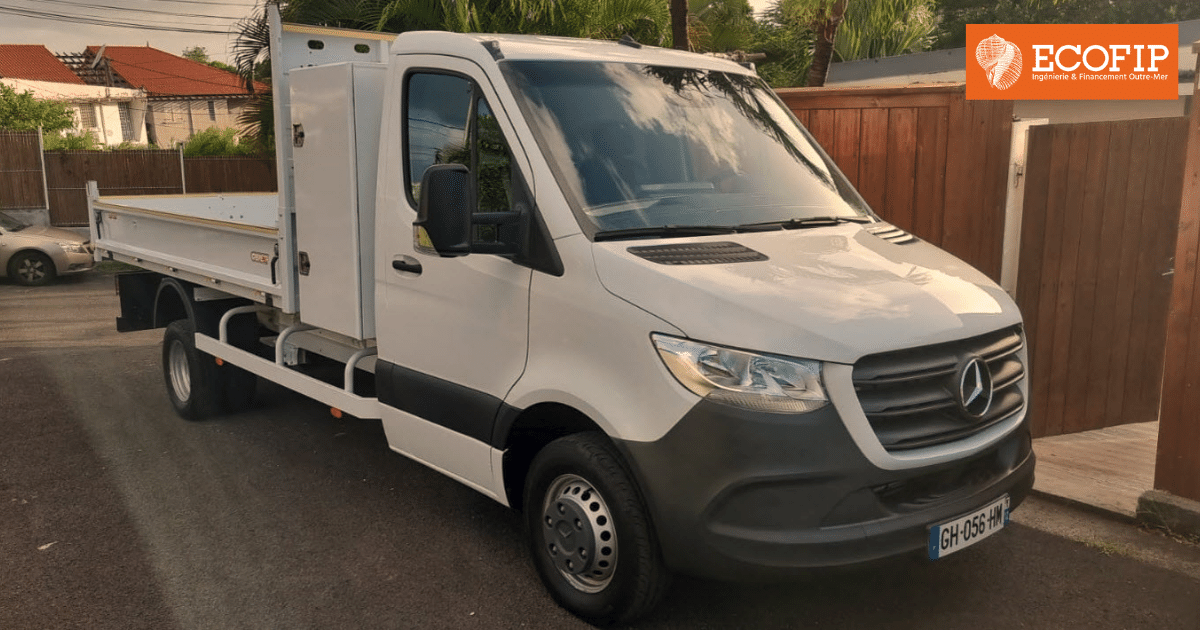 LP Piscine Pro s’offre le camion neuf qu’il faut pour son activité – Avec ECOFIP défiscalisation Martinique