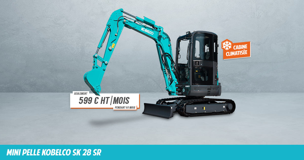 Besoin d'une mini pelle climatisée ? Offre exceptionnelle en défiscalisation | Ecofip Martinique