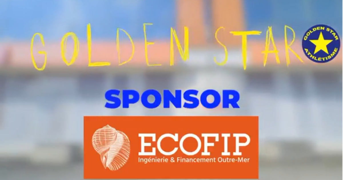 ECOFIP Outre-Mer est fier de poursuivre son partenariat avec le Golden Star, club d'athlétisme emblématique de Martinique depuis plus de 100 ans.