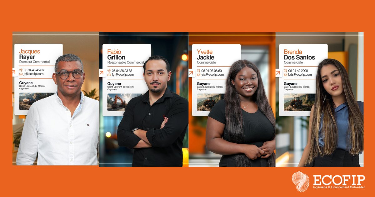 L’équipe ECOFIP Guyane: proche de vous, engagée pour vos projets